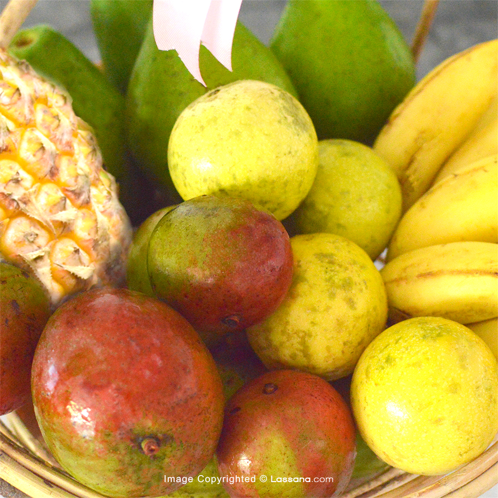TROPICAL AND DELICIOUS FRUIT BASKET (WITH FREE NESTLE BOOST ORIGINAL VANILLA 480G) - Fruit Baskets - in Sri Lanka